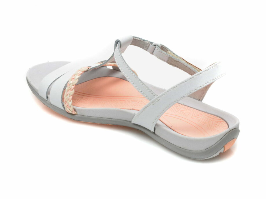 Comandă Încălțăminte Damă, la Reducere  Sandale CLARKS albe, TEALITE GRACE, din piele naturala Branduri de top ✓