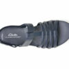 Comandă Încălțăminte Damă, la Reducere  Sandale CLARKS bleumarin, DRIFEAS, din piele ecologica Branduri de top ✓