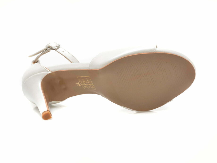 Comandă Încălțăminte Damă, la Reducere  Sandale EPICA albe, 22103, din piele ecologica Branduri de top ✓