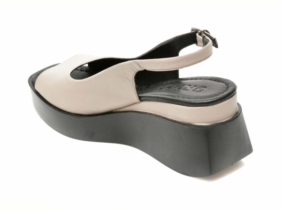 Comandă Încălțăminte Damă, la Reducere  Sandale GRYXX gri, 130101, din piele naturala Branduri de top ✓