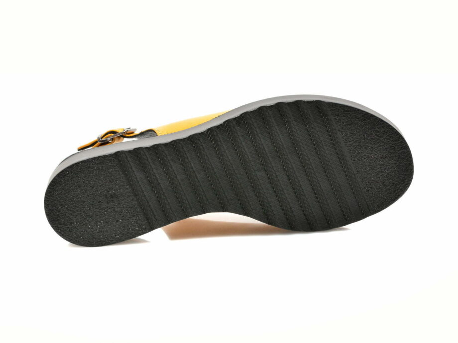 Comandă Încălțăminte Damă, la Reducere  Sandale IMAGE galbene, 2740, din piele naturala Branduri de top ✓