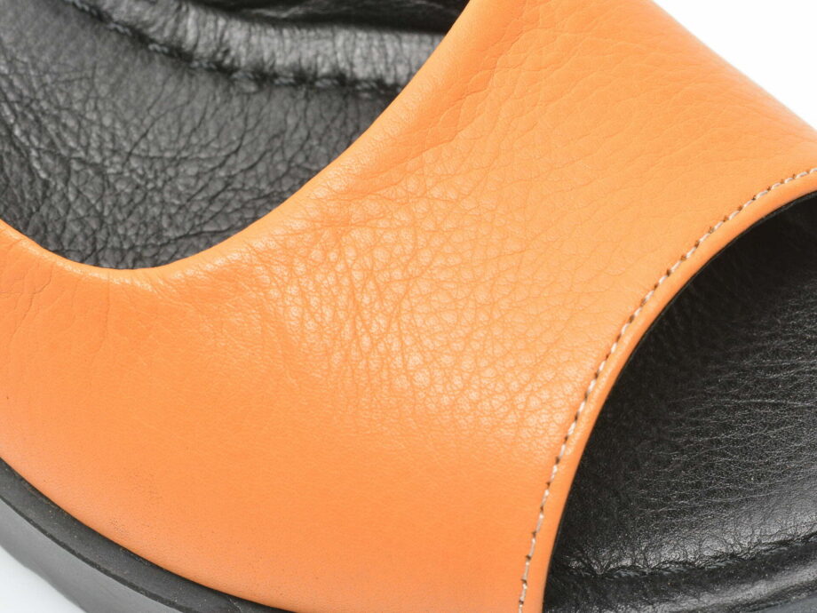 Comandă Încălțăminte Damă, la Reducere  Sandale IMAGE portocalii, 2740, din piele naturala Branduri de top ✓