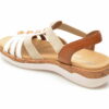 Comandă Încălțăminte Damă, la Reducere  Sandale REMONTE albe, R6857, din piele ecologica Branduri de top ✓