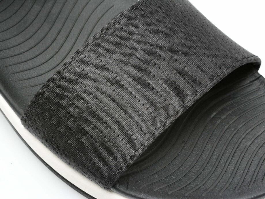 Comandă Încălțăminte Damă, la Reducere  Sandale SKECHERS negre, ARCH FIT SUNSHINE, din material textil Branduri de top ✓