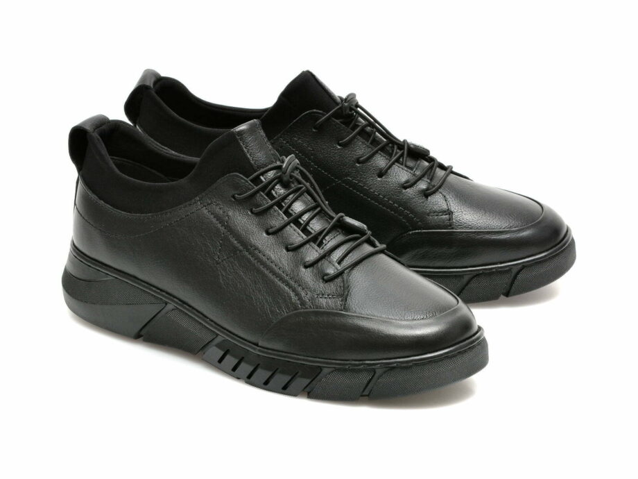 Comandă Încălțăminte Damă, la Reducere  Pantofi BRAVELLI negri, 13053, din piele naturala Branduri de top ✓