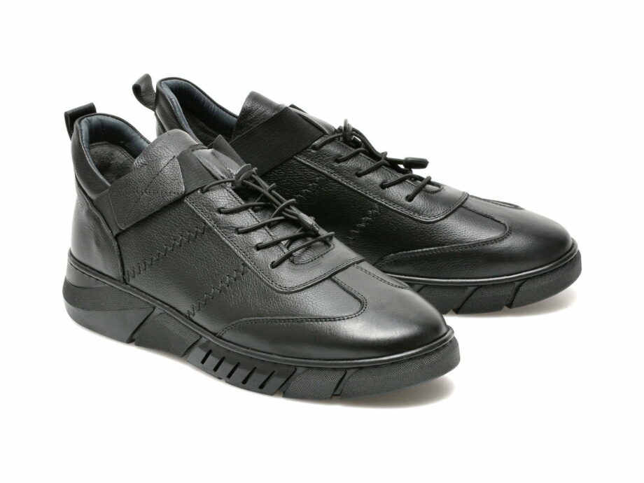 Comandă Încălțăminte Damă, la Reducere  Pantofi BRAVELLI negri, 13055, din piele naturala Branduri de top ✓