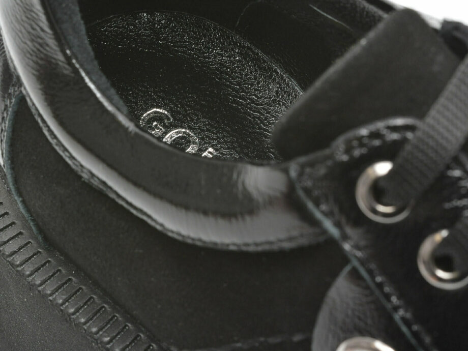 Comandă Încălțăminte Damă, la Reducere  Pantofi GOLD DEER negri, 632933, din piele naturala Branduri de top ✓