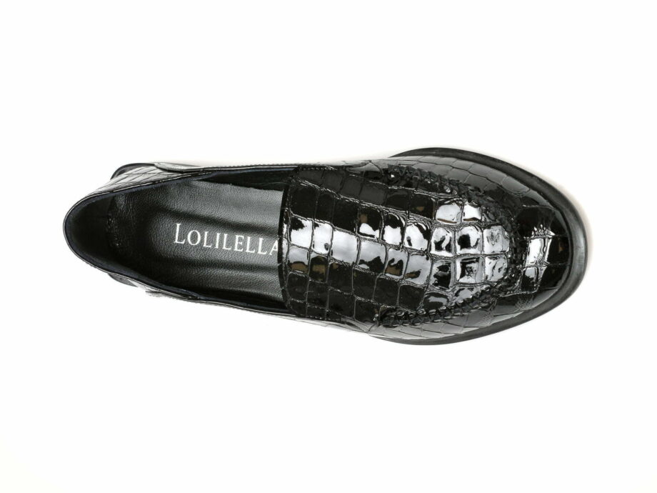 Comandă Încălțăminte Damă, la Reducere  Pantofi LOLILELLA negri, 1400, din piele croco Branduri de top ✓