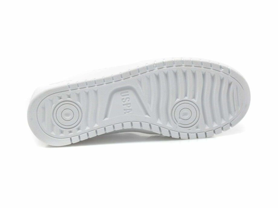 Comandă Încălțăminte Damă, la Reducere  Pantofi sport US POLO ASSN albi, BALDO, din piele ecologica Branduri de top ✓