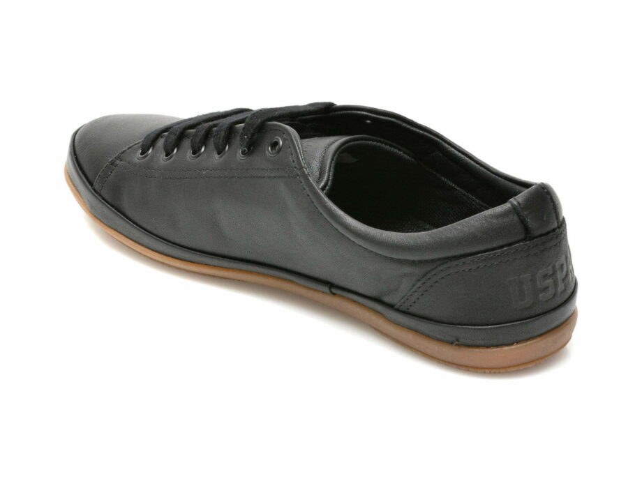 Comandă Încălțăminte Damă, la Reducere  Pantofi sport US POLO ASSN negri, JOJO, din piele naturala Branduri de top ✓
