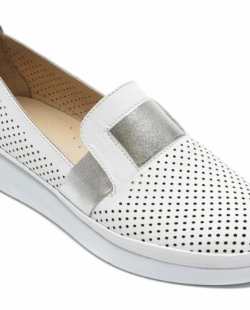 Comandă Încălțăminte Damă, la Reducere  Pantofi IMAGE albi, 99401, din piele naturala Branduri de top ✓