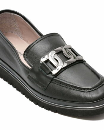Comandă Încălțăminte Damă, la Reducere  Pantofi IMAGE negri, 1461510, din piele naturala Branduri de top ✓