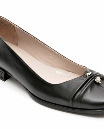 Comandă Încălțăminte Damă, la Reducere  Pantofi IMAGE negri, 57505, din piele naturala Branduri de top ✓