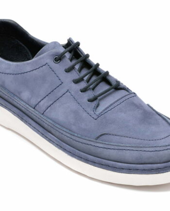 Comandă Încălțăminte Damă, la Reducere  Pantofi OTTER albastri, M63569, din nabuc Branduri de top ✓