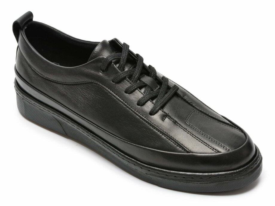 Comandă Încălțăminte Damă, la Reducere  Pantofi OTTER negri, M6416, din piele naturala Branduri de top ✓