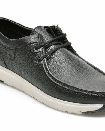 Comandă Încălțăminte Damă, la Reducere  Pantofi OTTER negri, SF2002, din piele naturala Branduri de top ✓