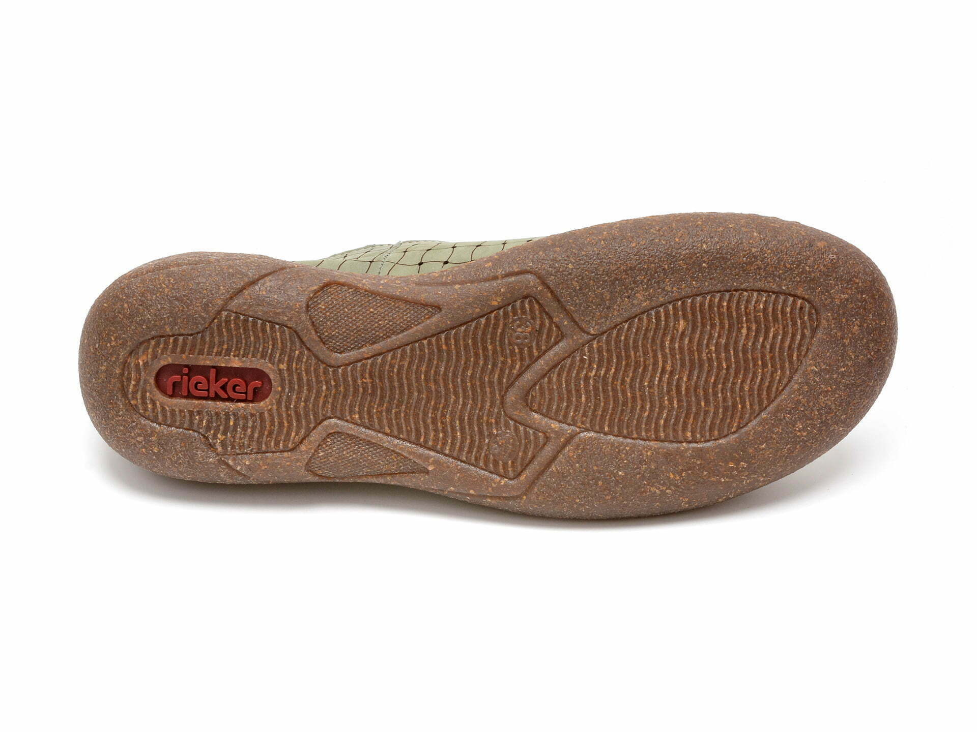 Comandă Încălțăminte Damă, la Reducere  Pantofi RIEKER verzi, 54550, din piele naturala Branduri de top ✓