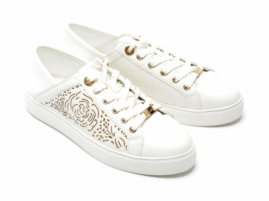 Comandă Încălțăminte Damă, la Reducere  Pantofi sport ALDO albi, STEPANIEE100, din piele ecologica Branduri de top ✓