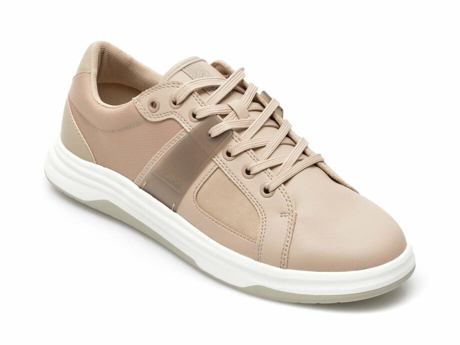 Comandă Încălțăminte Damă, la Reducere  Pantofi sport ALDO bej, MAKAU240, din material textil si piele ecologica Branduri de top ✓