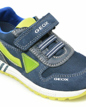 Comandă Încălțăminte Damă, la Reducere  Pantofi sport GEOX bleumarin, B253CA, din material textil si piele intoarsa Branduri de top ✓