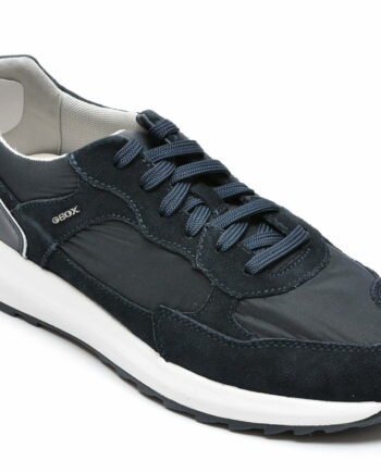 Comandă Încălțăminte Damă, la Reducere  Pantofi sport GEOX bleumarin, U25E4A, din material textil si piele intoarsa Branduri de top ✓