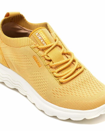 Comandă Încălțăminte Damă, la Reducere  Pantofi sport GEOX galbeni, D15NUA, din material textil Branduri de top ✓