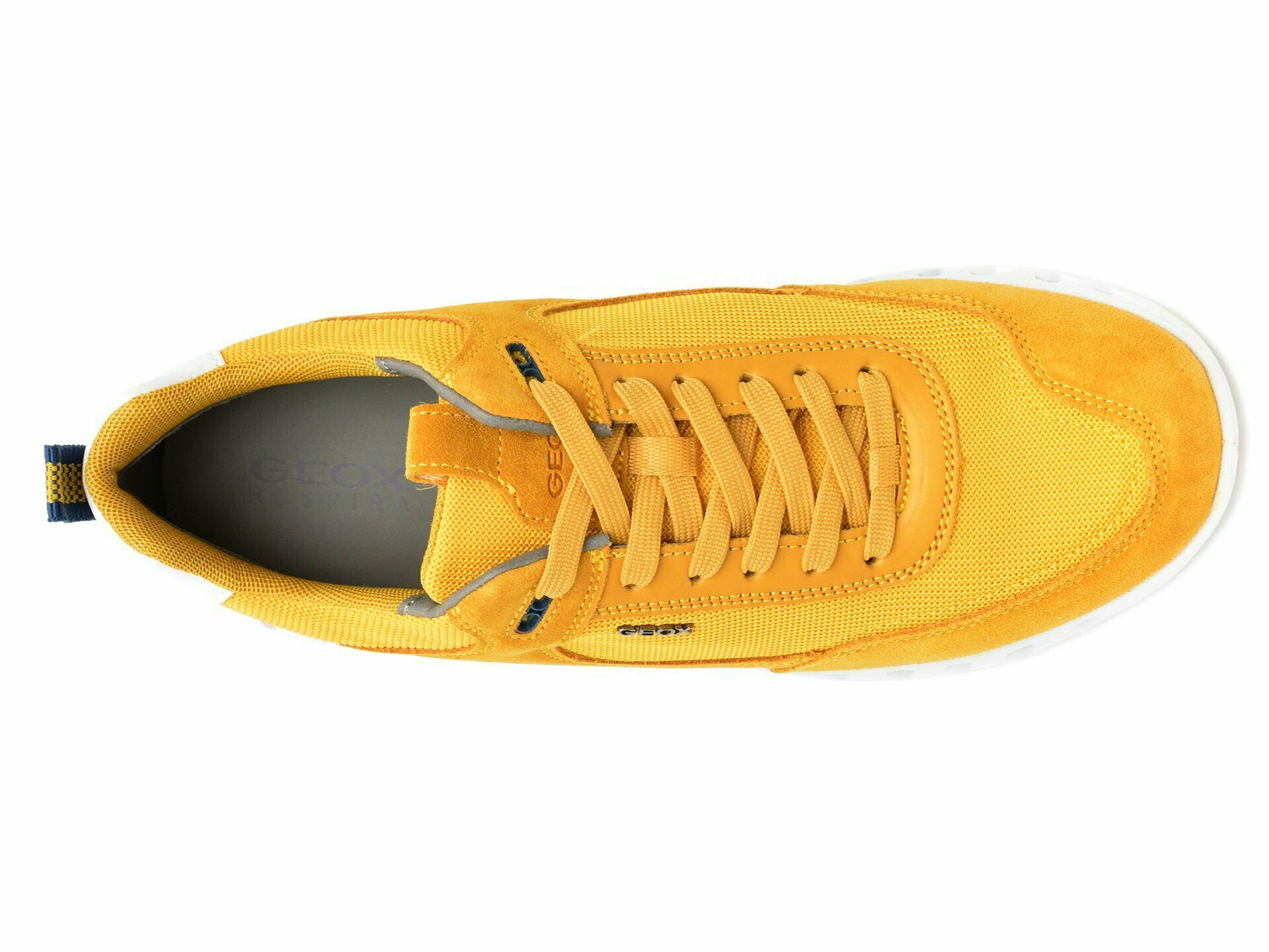 Comandă Încălțăminte Damă, la Reducere  Pantofi sport GEOX galbeni, U25DYA, din material textil Branduri de top ✓
