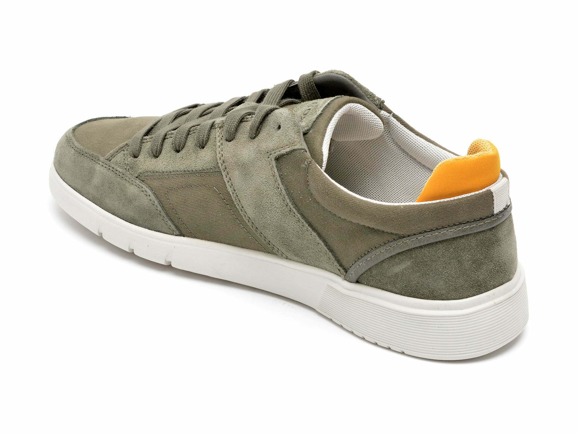 Comandă Încălțăminte Damă, la Reducere  Pantofi sport GEOX kaki, U25CYA, din material textil si piele naturala Branduri de top ✓