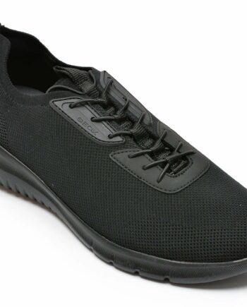 Comandă Încălțăminte Damă, la Reducere  Pantofi sport GEOX negri, U25BVA, din material textil Branduri de top ✓