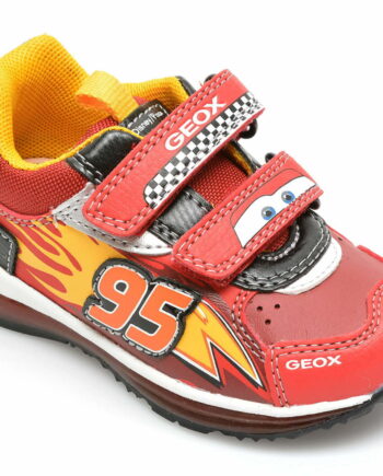 Comandă Încălțăminte Damă, la Reducere  Pantofi sport GEOX rosii, B1684B, din piele ecologica Branduri de top ✓