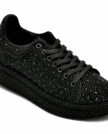 Comandă Încălțăminte Damă, la Reducere  Pantofi sport GRYXX negri, MO16562, din material textil Branduri de top ✓