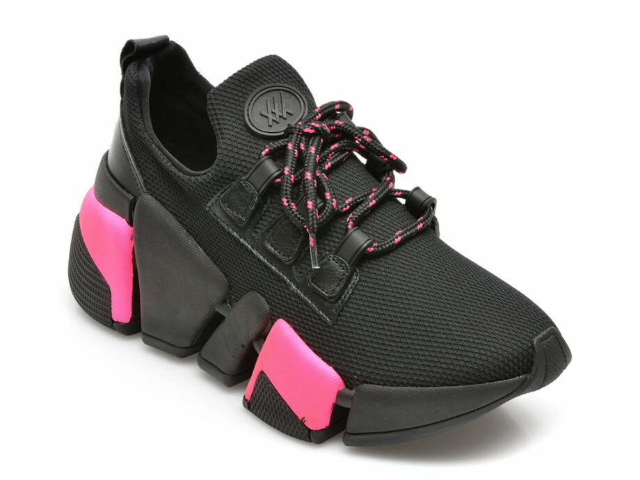 Comandă Încălțăminte Damă, la Reducere  Pantofi sport GRYXX negri, P142, din material textil Branduri de top ✓