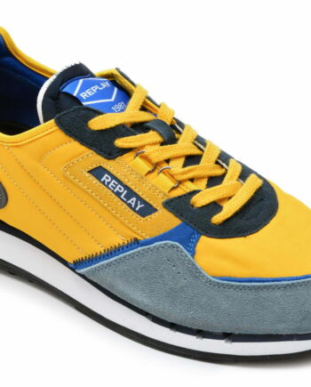 Comandă Încălțăminte Damă, la Reducere  Pantofi sport REPLAY galbeni, MS2M16T, din material textil si piele naturala Branduri de top ✓