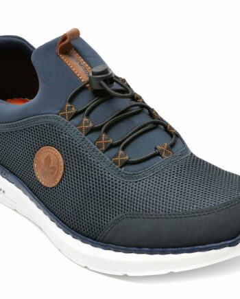 Comandă Încălțăminte Damă, la Reducere  Pantofi sport RIEKER bleumarin, B7261, din material textil Branduri de top ✓