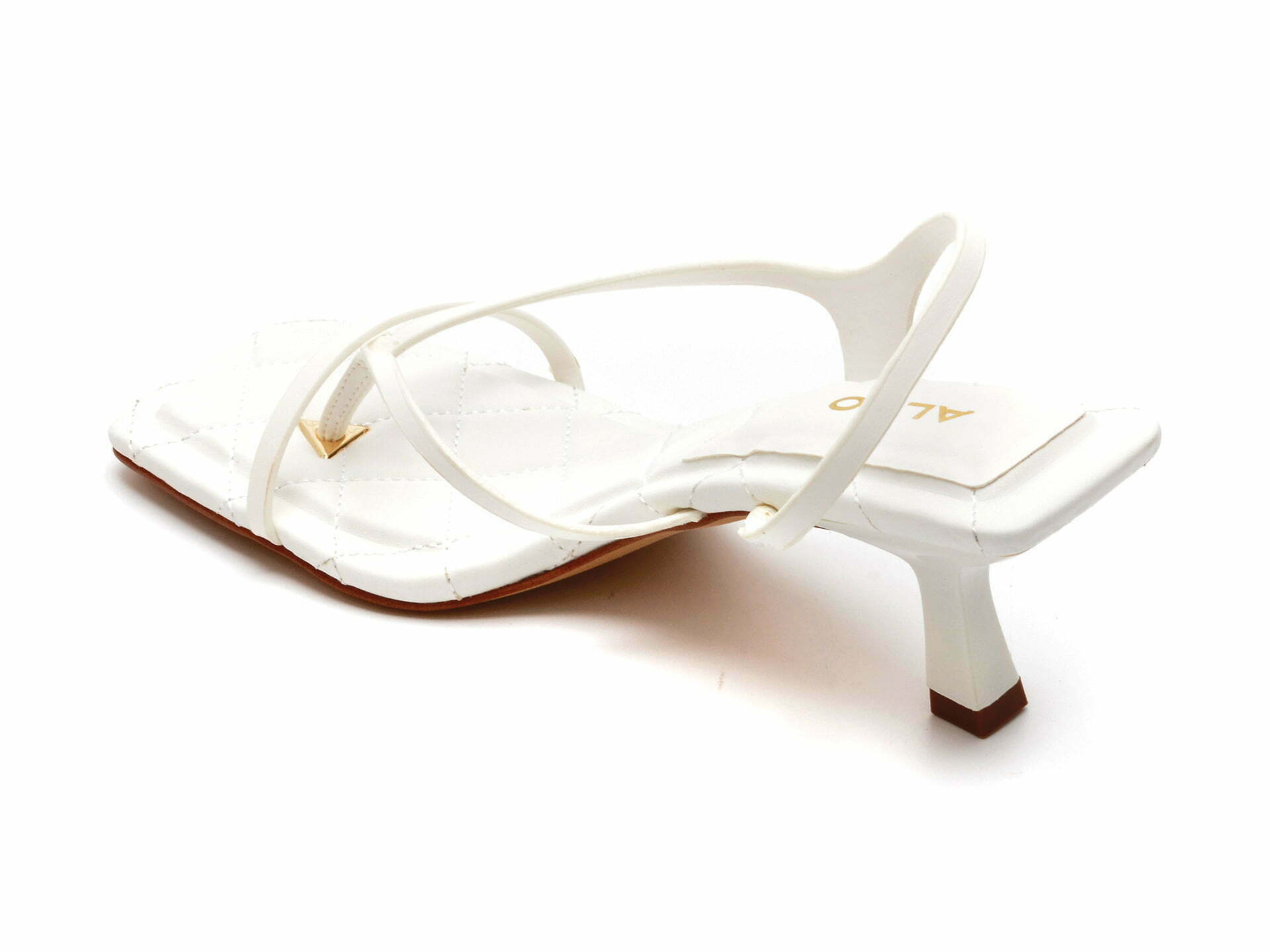Comandă Încălțăminte Damă, la Reducere  Sandale ALDO albe, LONI100, din piele ecologica Branduri de top ✓
