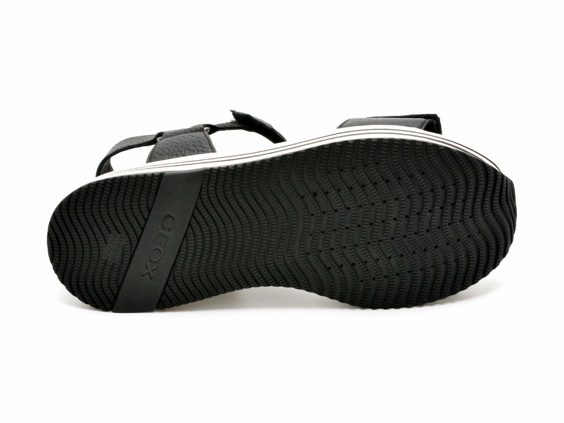 Comandă Încălțăminte Damă, la Reducere  Sandale GEOX negre, D25RSA, din piele naturala Branduri de top ✓