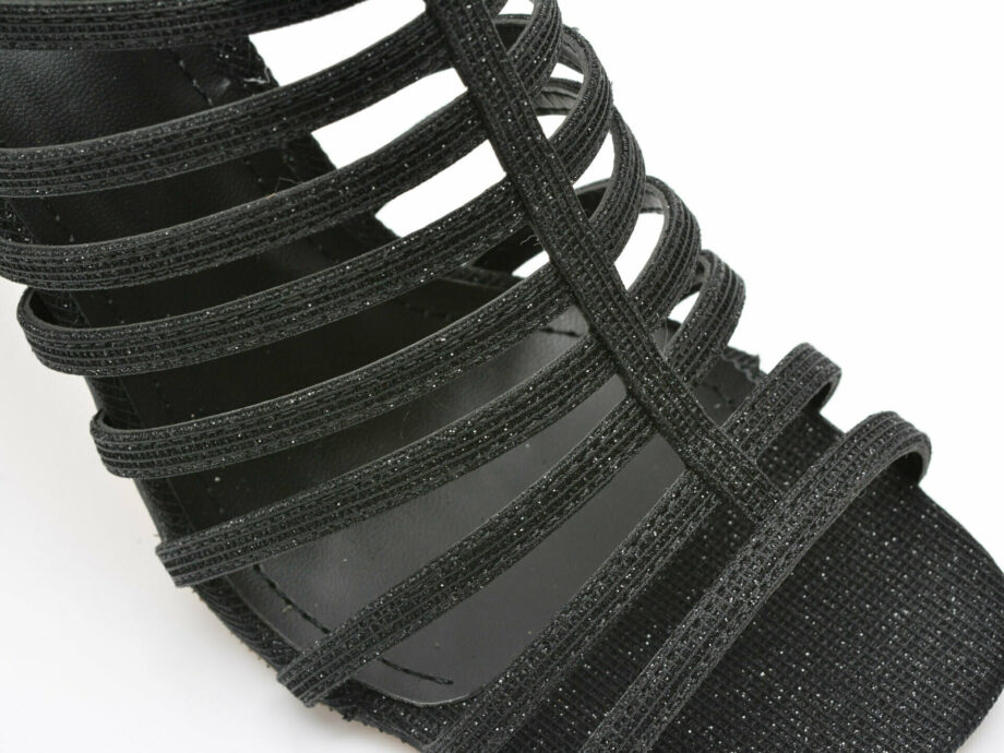 Comandă Încălțăminte Damă, la Reducere  Sandale LAURA BIAGIOTTI negre, 7599, din material textil Branduri de top ✓