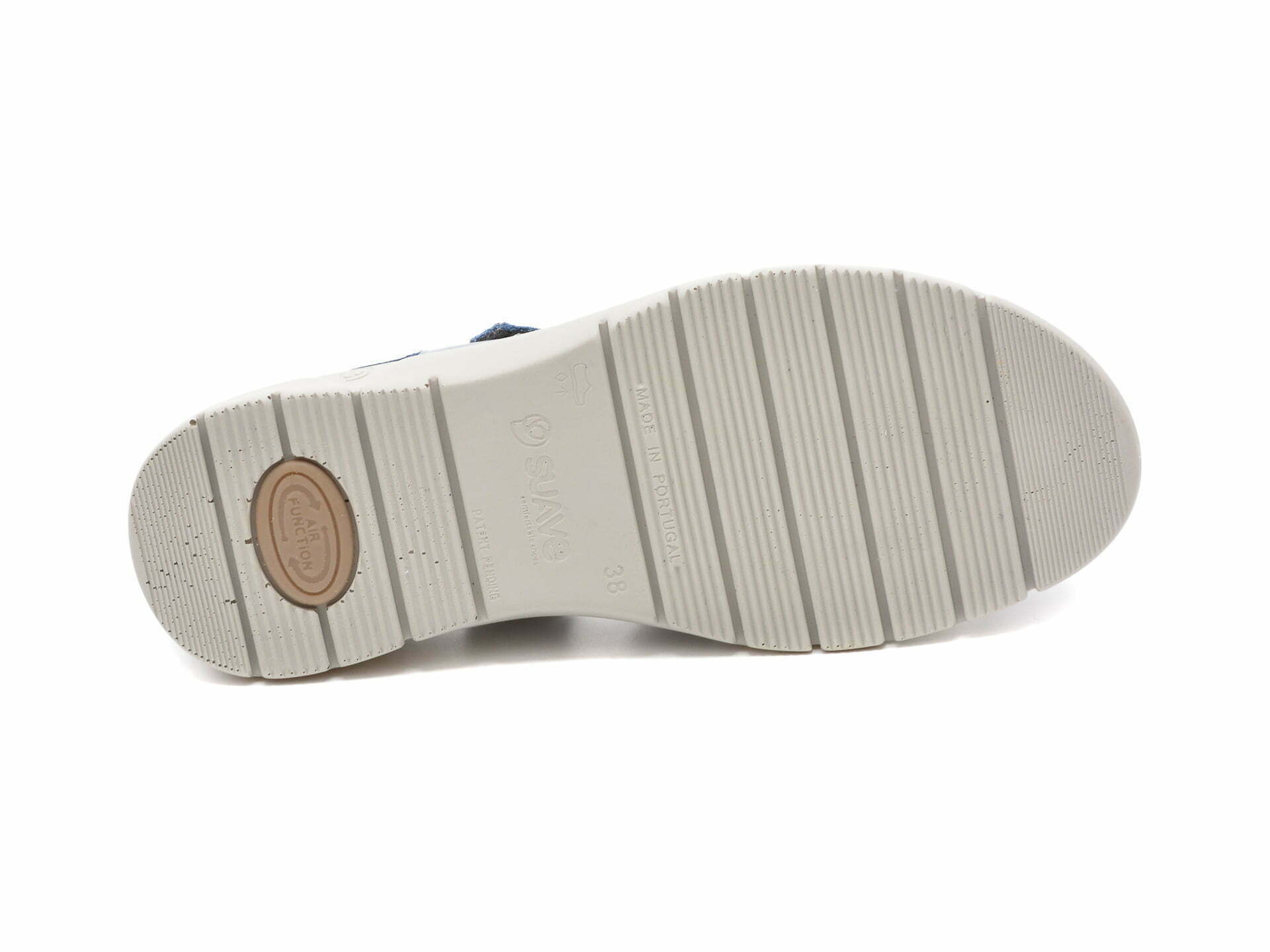 Comandă Încălțăminte Damă, la Reducere  Sandale SUAVE albastre, 12519, din piele naturala Branduri de top ✓