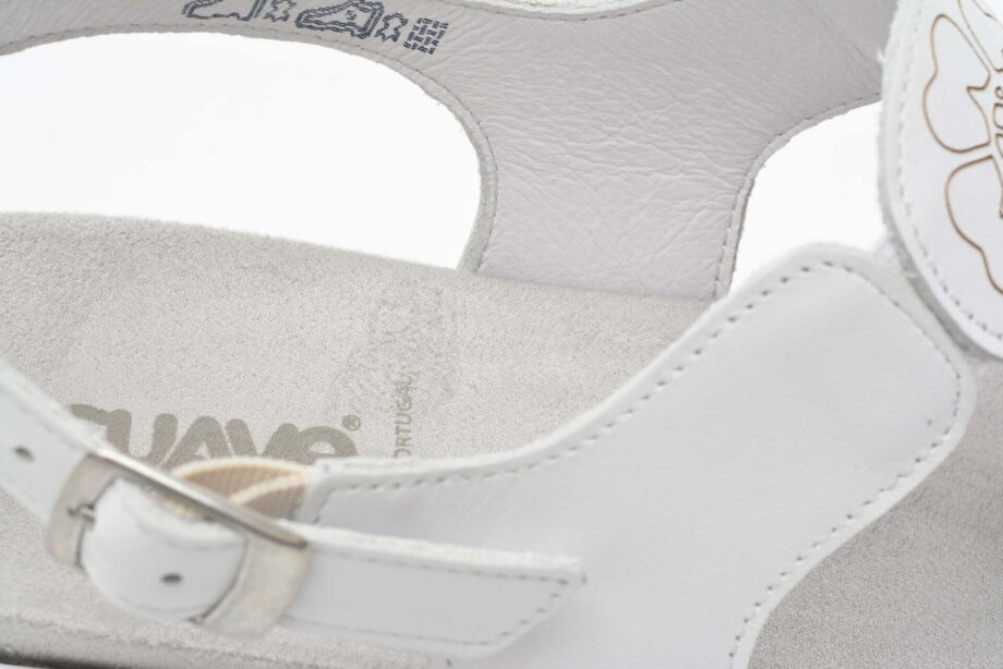 Comandă Încălțăminte Damă, la Reducere  Sandale SUAVE albe, 14501G, din piele naturala Branduri de top ✓