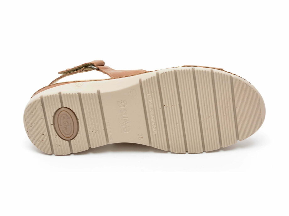 Comandă Încălțăminte Damă, la Reducere  Sandale SUAVE maro, 12514G, din piele naturala Branduri de top ✓