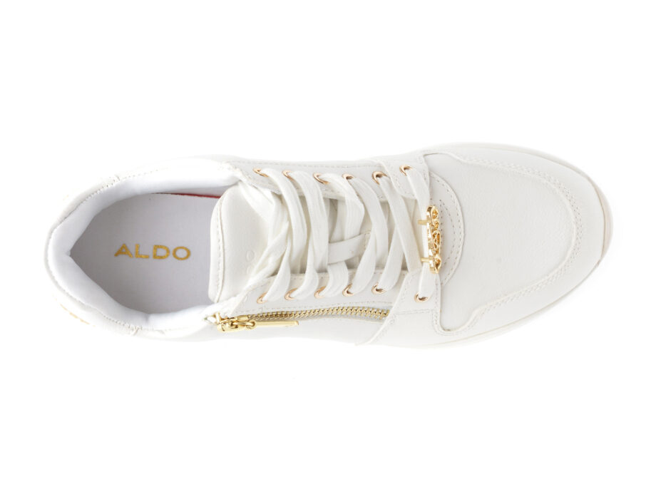 Comandă Încălțăminte Damă, la Reducere  Pantofi ALDO albi, ADWIWIAX100, din piele ecologica Branduri de top ✓