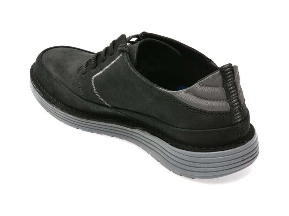Comandă Încălțăminte Damă, la Reducere  Pantofi CLARKS negri, BRAHLOW, din nabuc Branduri de top ✓
