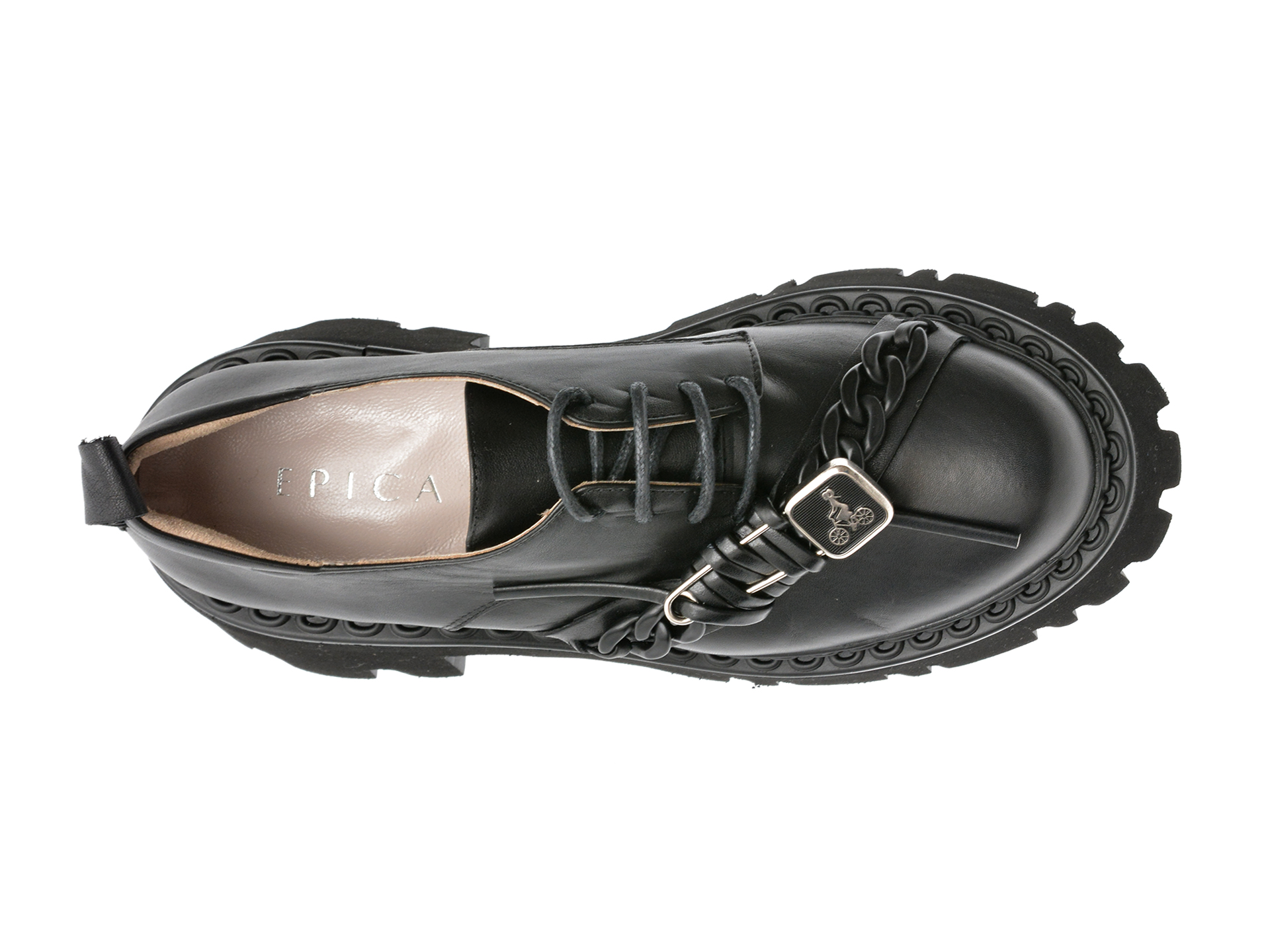Comandă Încălțăminte Damă, la Reducere  Pantofi EPICA negri, 2088800, din piele naturala Branduri de top ✓
