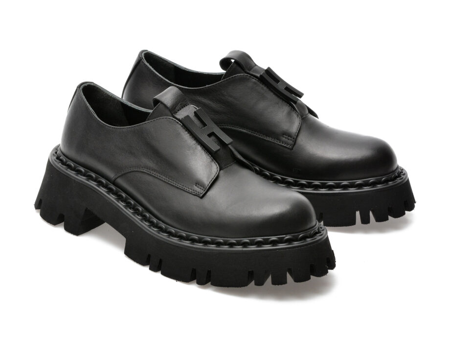 Comandă Încălțăminte Damă, la Reducere  Pantofi EPICA negri, 208960, din piele naturala Branduri de top ✓