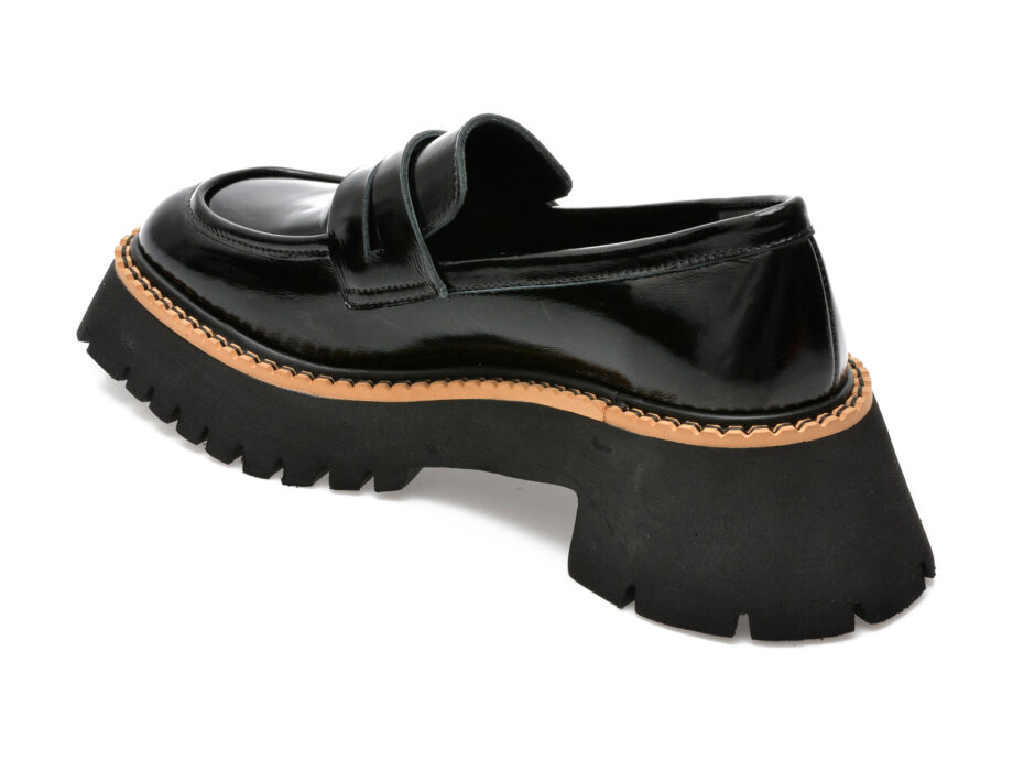 Comandă Încălțăminte Damă, la Reducere  Pantofi EPICA negri, 394446, din piele naturala lacuita Branduri de top ✓