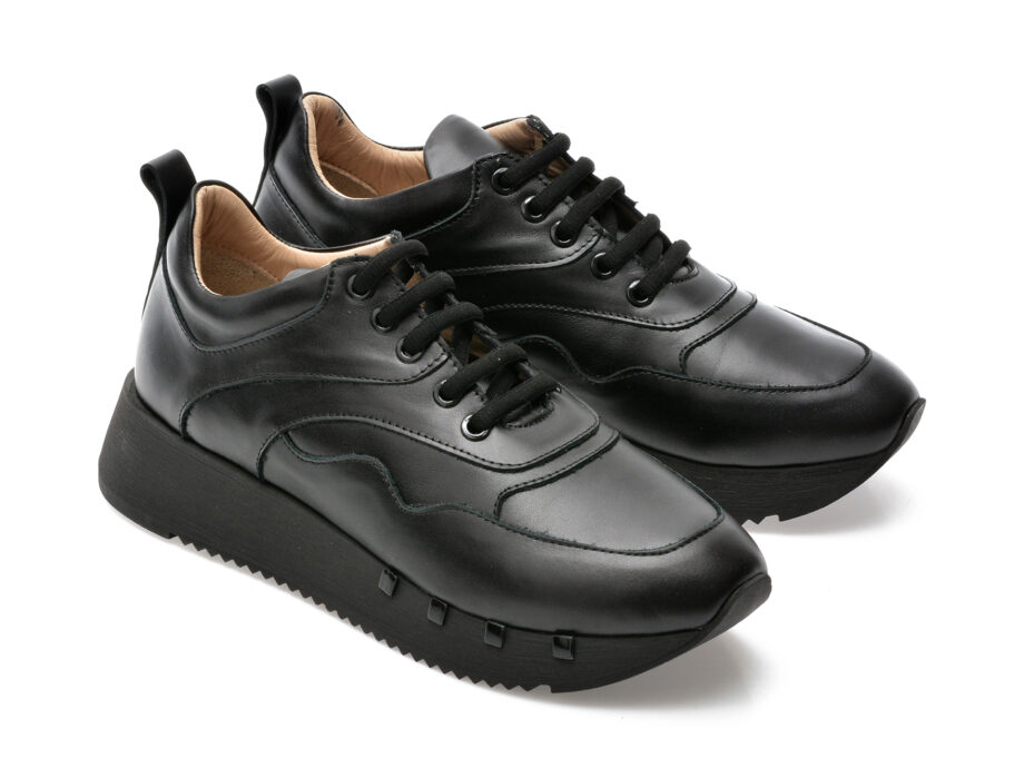 Comandă Încălțăminte Damă, la Reducere  Pantofi EPICA negri, 42210, din piele naturala Branduri de top ✓