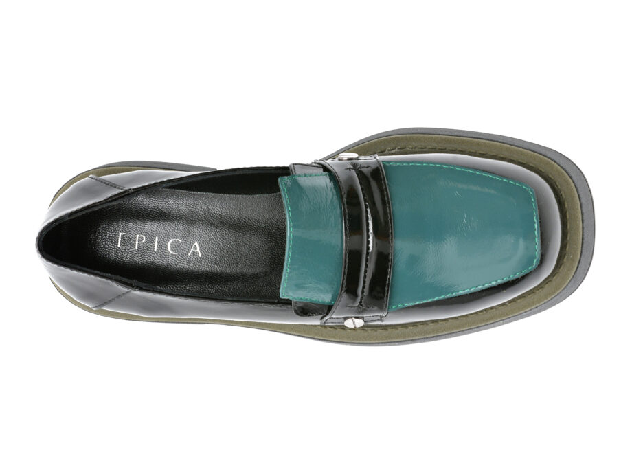 Comandă Încălțăminte Damă, la Reducere  Pantofi EPICA negri, 5063470, din piele naturala lacuita Branduri de top ✓