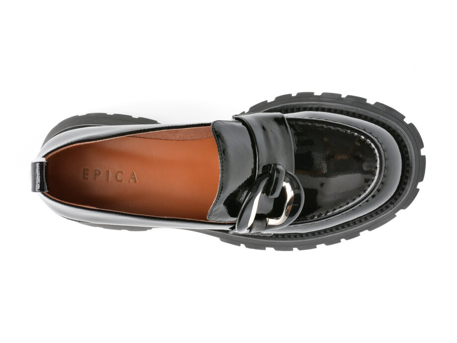 Comandă Încălțăminte Damă, la Reducere  Pantofi EPICA negri, RT1779, din piele naturala lacuita Branduri de top ✓