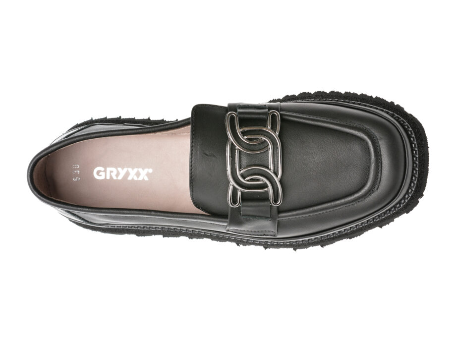 Comandă Încălțăminte Damă, la Reducere  Pantofi GRYXX negri, 146630K, din piele naturala Branduri de top ✓