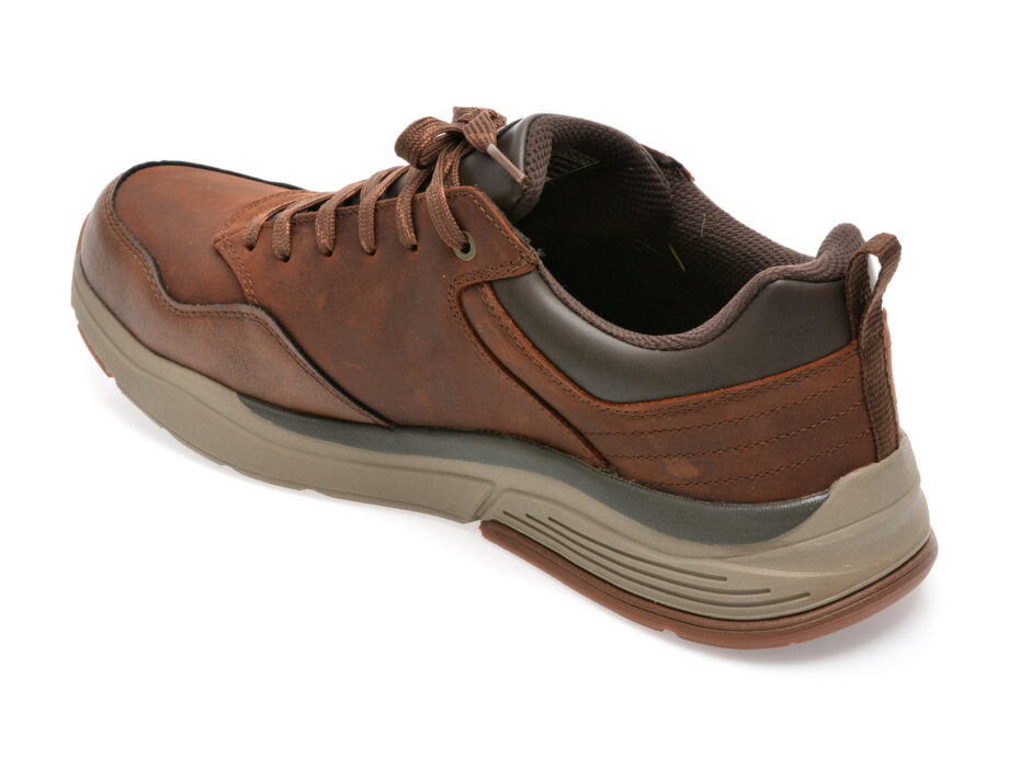 Comandă Încălțăminte Damă, la Reducere  Pantofi SKECHERS maro, BENAGO, din piele naturala Branduri de top ✓